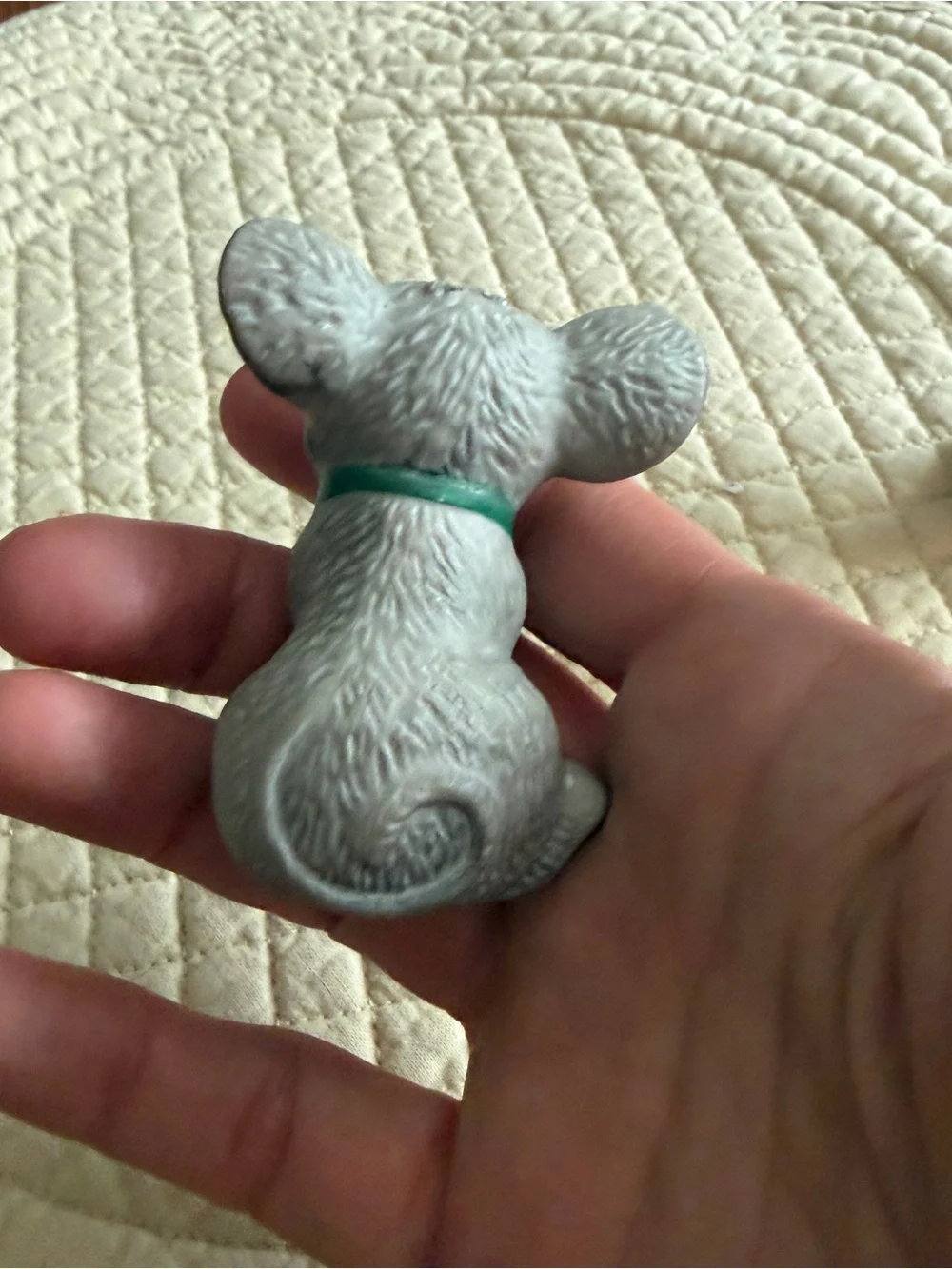 Vintage Ceramic Christmas Mouse salt and pepper shakers